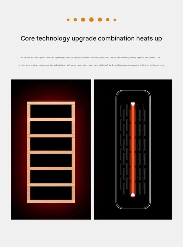 Chromotherapy lighting in sauna